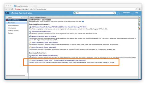 zimbra praxis|zimbra connector.